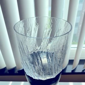 Vintage Iitalla Finland Oiva Glass Ice Bucket Rare